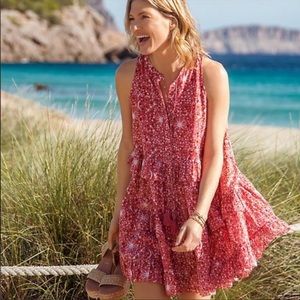 SOLD! Carolina K Carmen Ruffle Tiered Dress Celestial